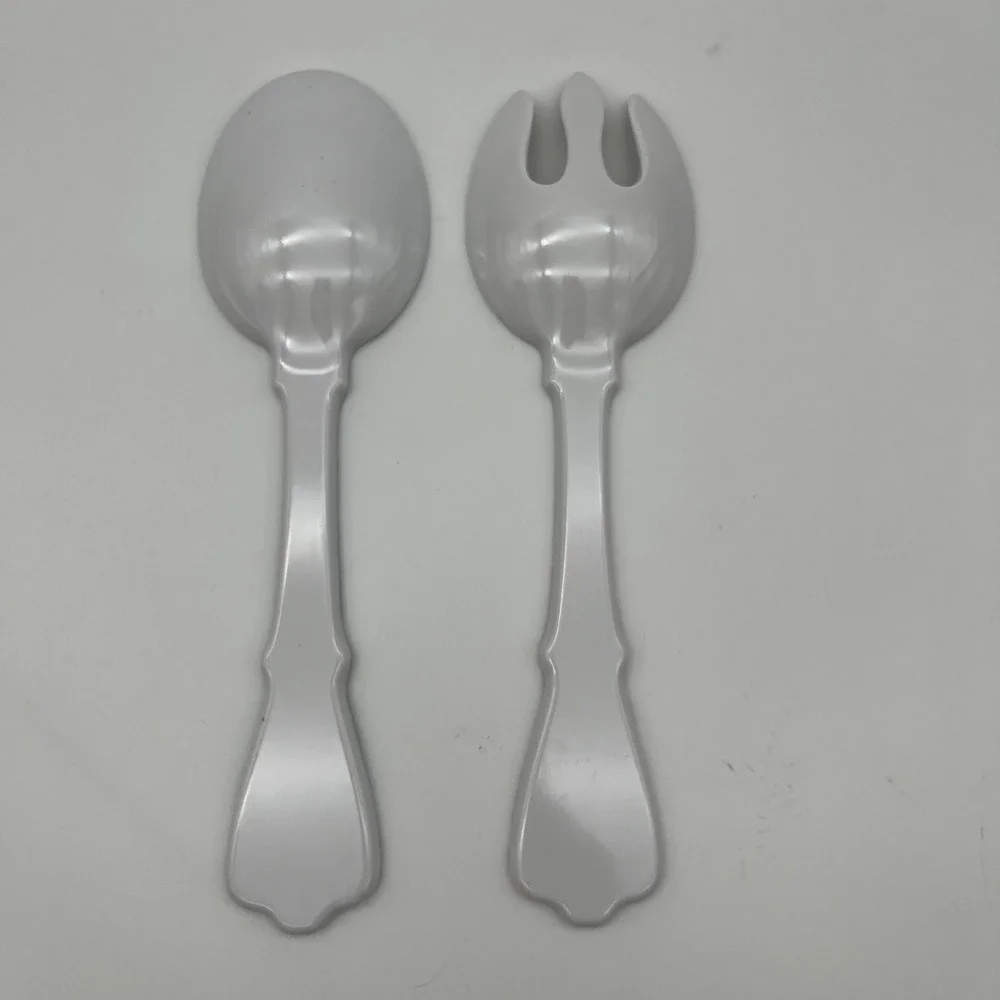 The Pioneer Woman Salad Servers Set Melamine Floral Breezy Blossom 10in